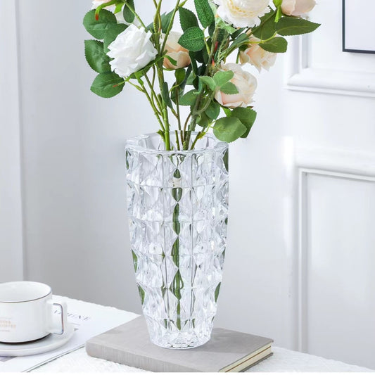 The Crystalline Diamond Cylinder Vase